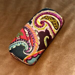 Vera Bradley Multicolor Patterned Eyeglass Case